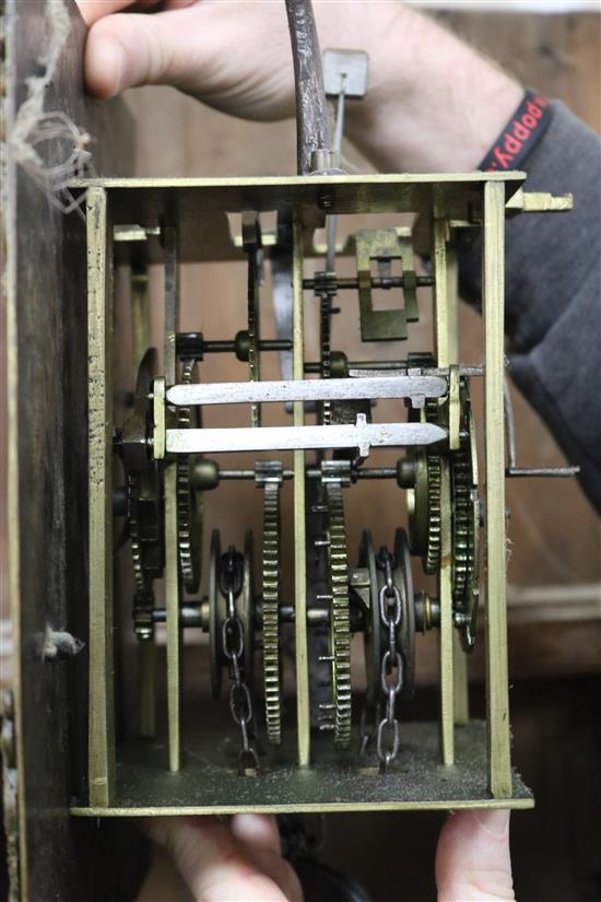 A Thomas Barrett Lewis longcase clock, H.205cm